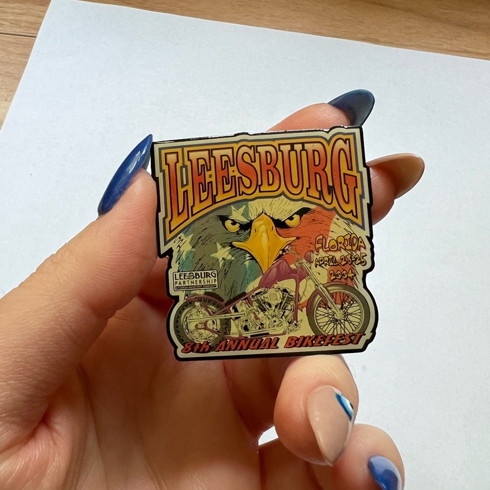 Leesburg Bikefest 2004 Collectors Pin